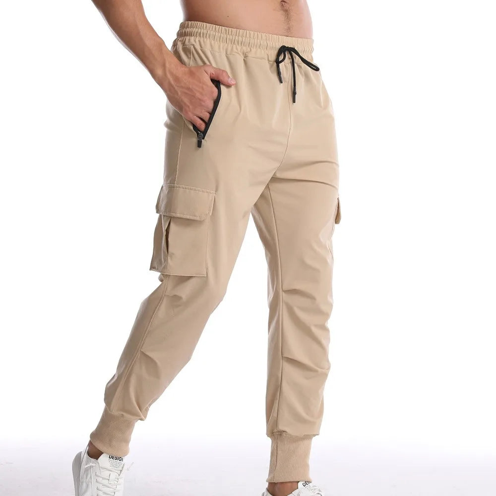 NLW High-Performance Nylon-Elastane Running Track Pants