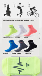 5 Pairs Professional Running Socks