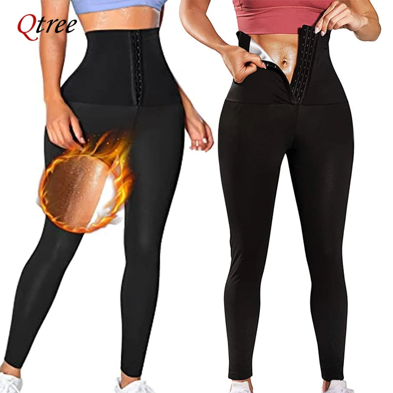 NLW Sauna Leggings Waist Trainer Shapewear  Pants