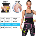 NLW 3-in-1 Waist Trainer & Thigh Trimmer – High-Waist Butt Lifting Sweat Belt