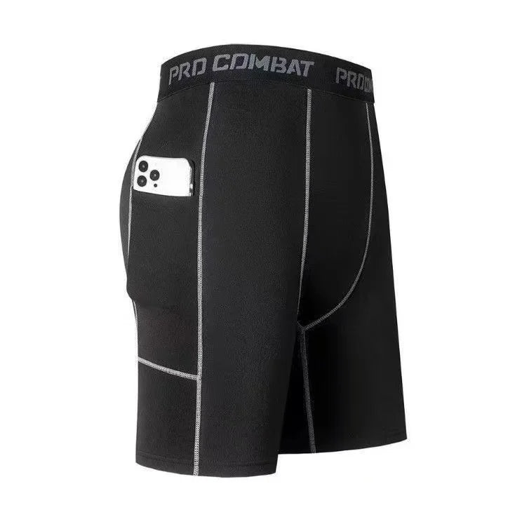 NLW Men's Pro-Fit Compression Tights – High-Performance Gym & Running Leggings