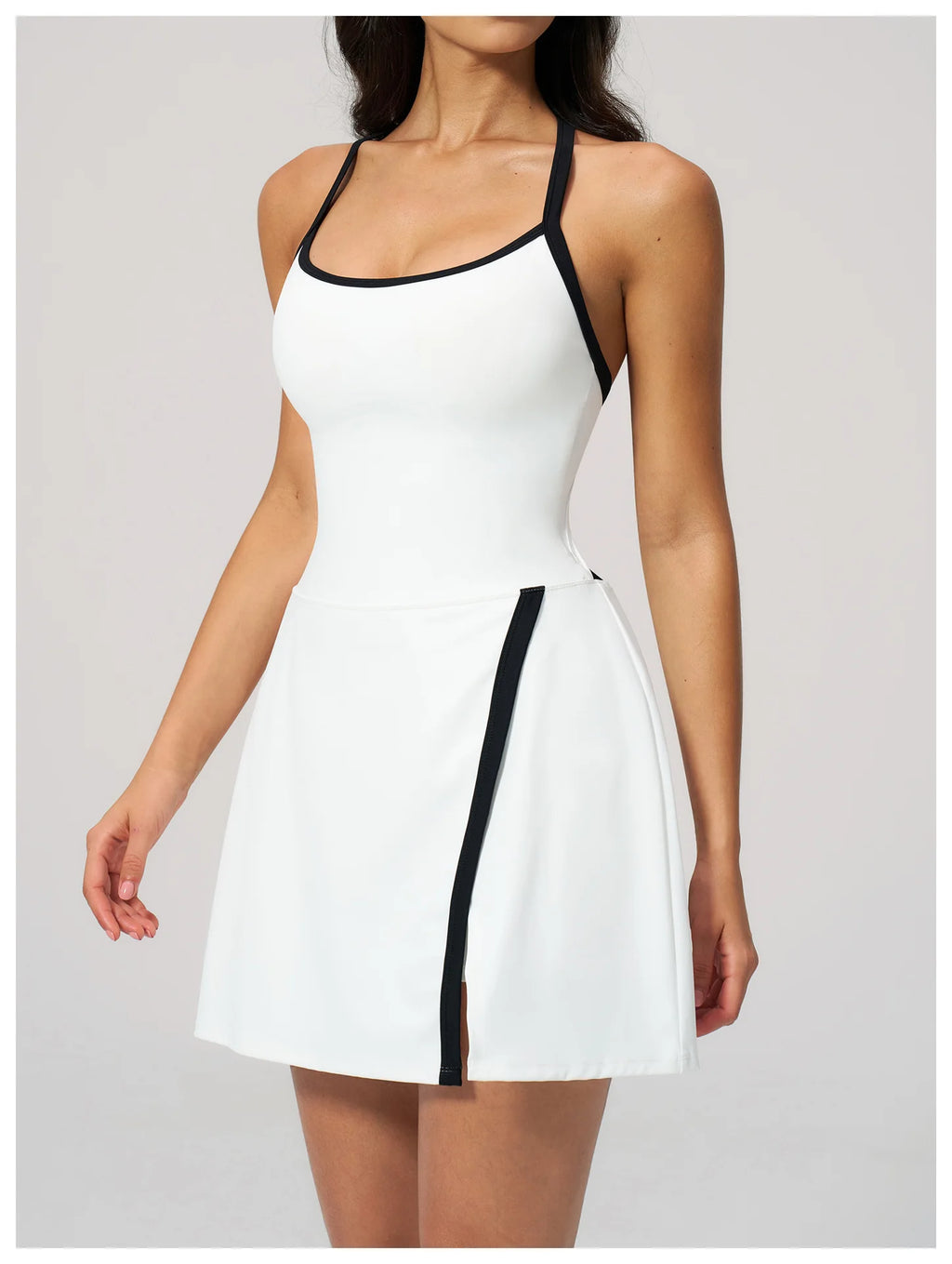 NLW Women's Short Workout Romper with Pocket
