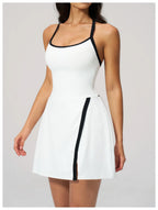 NLW Women's Short Workout Romper with Pocket