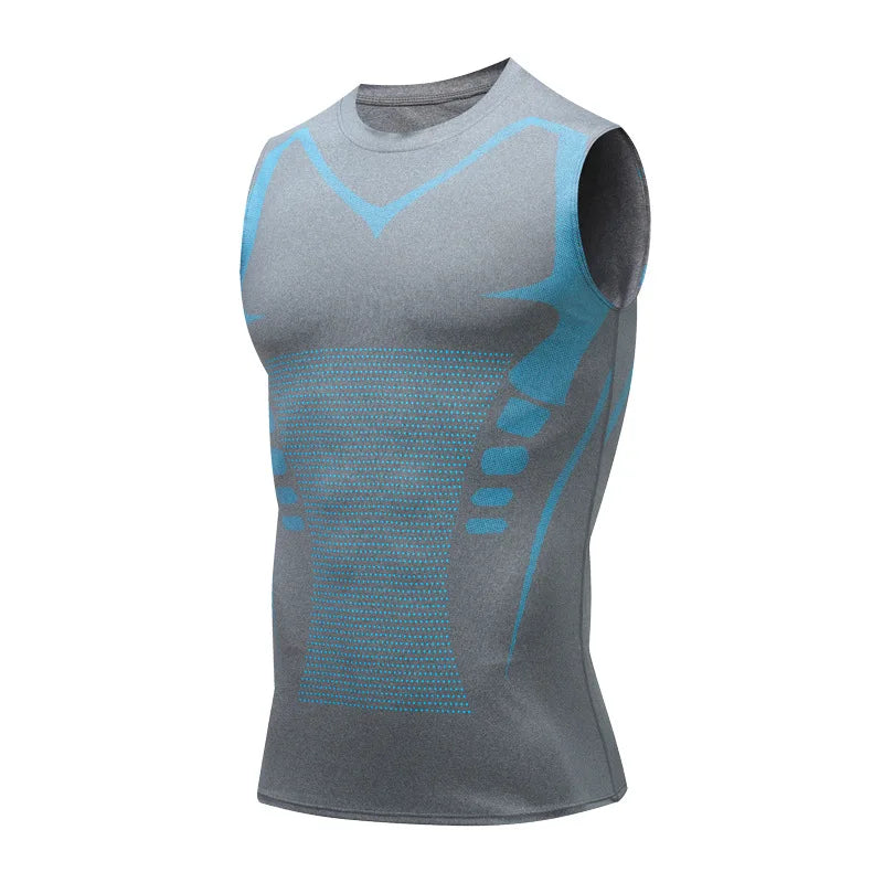 NLW Men's High-Performance Gym Singlet – Quick-Dry Bodybuilding Workout Muscle Tank