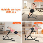 NLW Multi-Functional Foldable Roman Chair – 5-Position Hyperextension Back & Core Exercise Bench