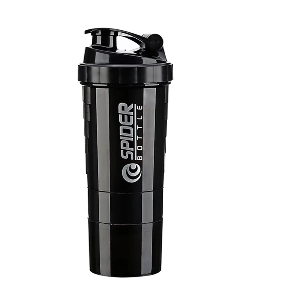 NLW 3 Layers Shaker Protein Bottle