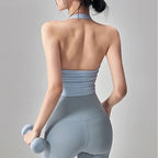 NLW Hanging Neck Sports Backless Bra