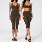 NLW- 2-Piece Seamless Capri Workout Set