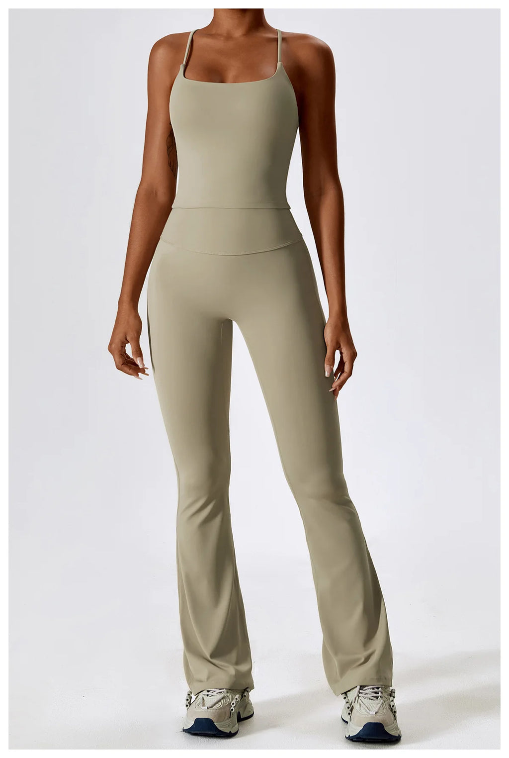 NLW Elite Seamless 2-Piece Yoga Set – High-Performance Compressed Fitness Suit