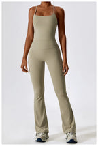 NLW Elite Seamless 2-Piece Yoga Set – High-Performance Compressed Fitness Suit