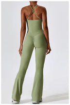 NLW Elite Seamless 2-Piece Yoga Set – High-Performance Compressed Fitness Suit