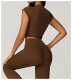 NLW Short-Sleeve Athletic Top & Leggings