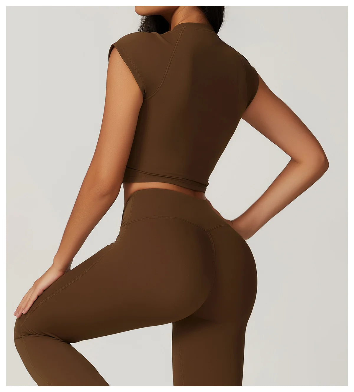 NLW Short-Sleeve Athletic Top & Leggings