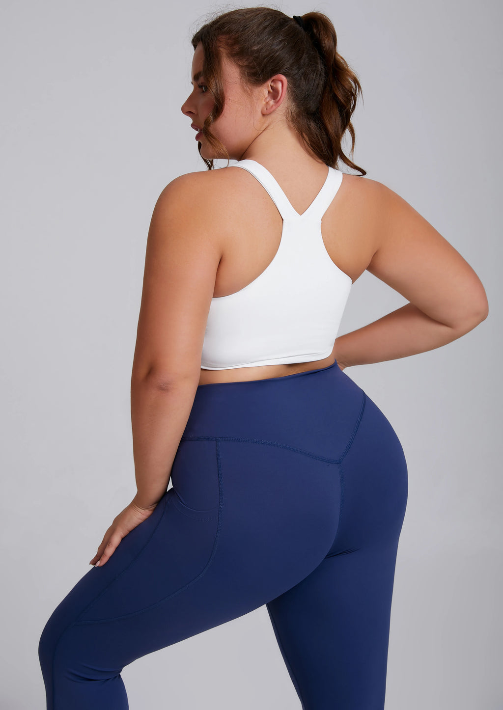 Premium 2-Piece Plus Size Sports Set – High-Performance Yoga & Fitness Wear