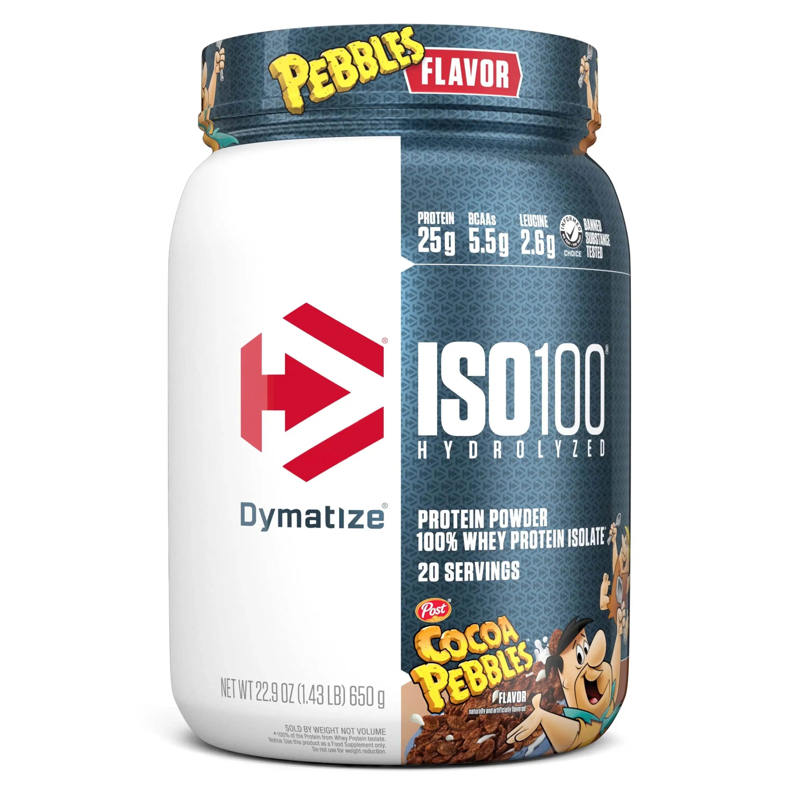 ISO100 Hydrolyzed Whey Isolate Protein Powder, Cocoa Pebbles, 20 servings