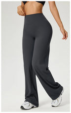 NLW Second-Skin Flared Leggings – Ultra-Elastic High-Waist Studio Yoga Pants