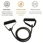 Workout Resistance Bands With Handles Training Equipment At Home