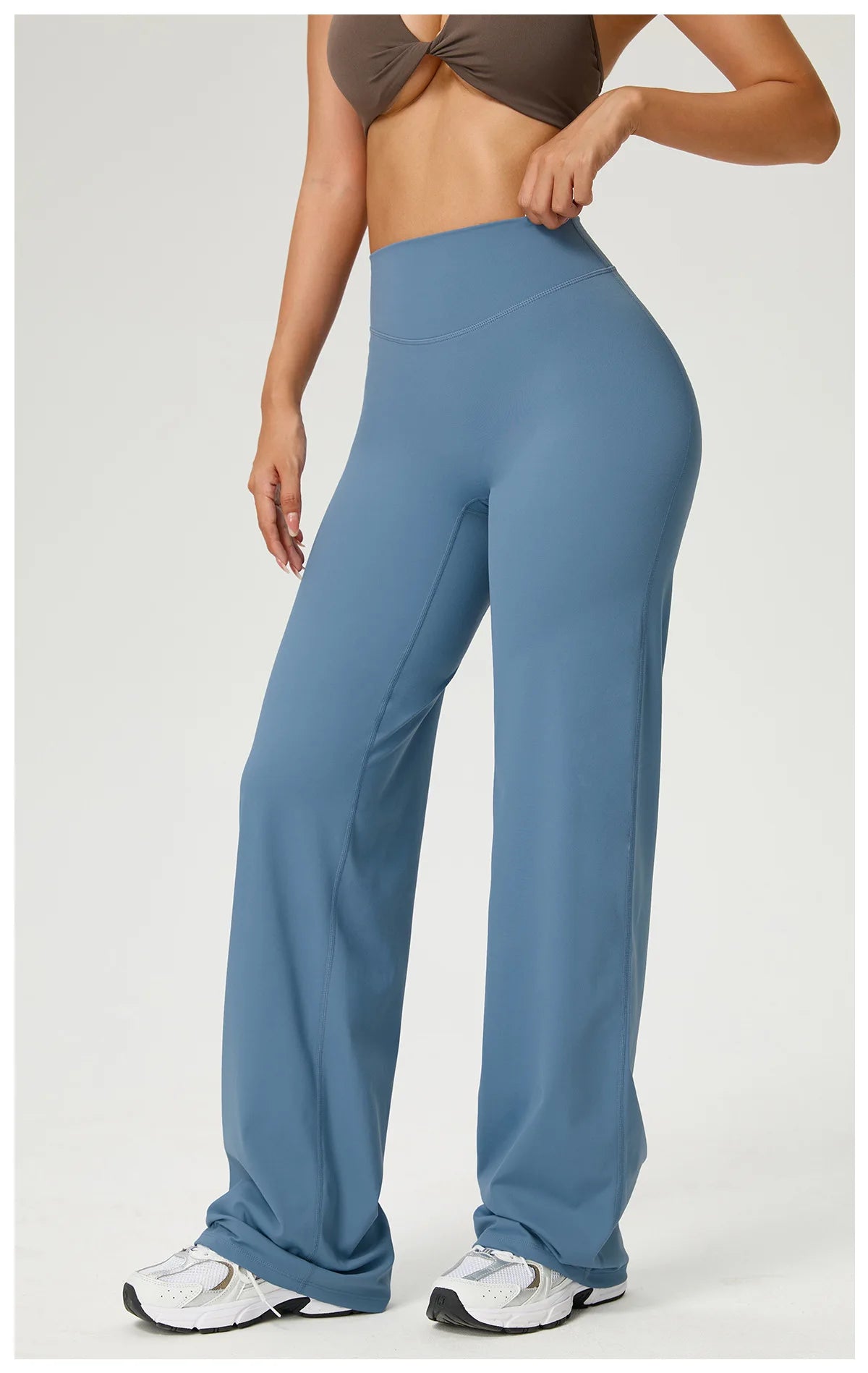 NLW Second-Skin Flared Leggings – Ultra-Elastic High-Waist Studio Yoga Pants