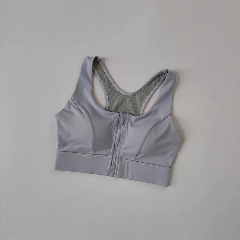 NLW High Impact Front Zipper Sports Bra