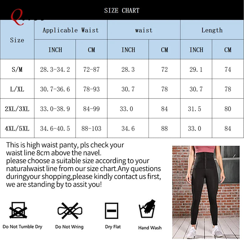 NLW Sauna Leggings Waist Trainer Shapewear  Pants