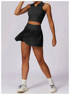 NLW Nude-Feel 2-Piece Summer Outdoor Yoga & Tennis Set