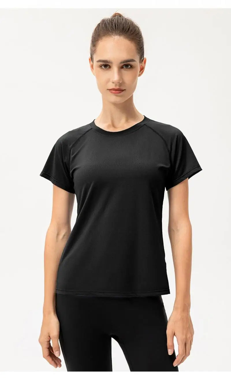 Women's Ice Silk Loose-Fit Training T-Shirt