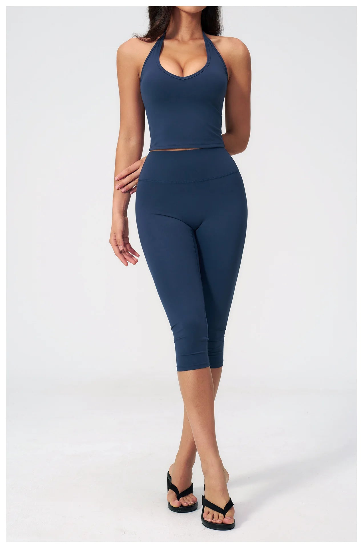 NLW- 2-Piece Seamless Capri Workout Set