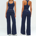 NLW Buttery-Soft V-Back Yoga Set - 2-Piece