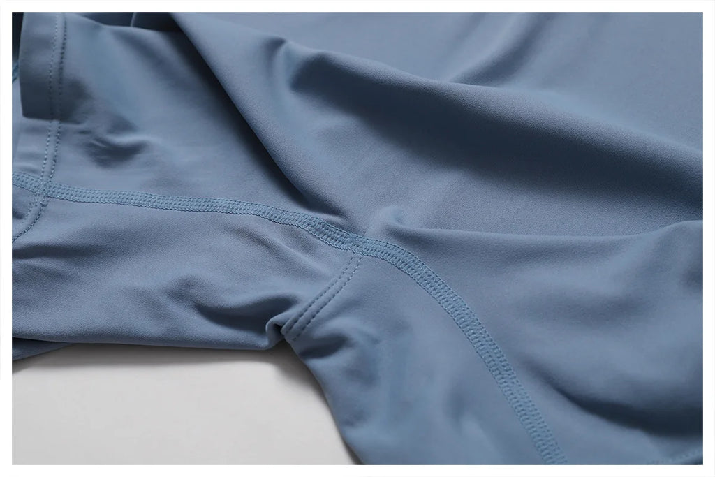 Zipper Short-Sleeve Yoga Bodysuit | Push-Up Gym Tracksuit