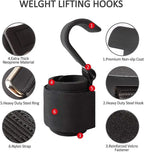 NLW Heavy-Duty Weightlifting Hooks