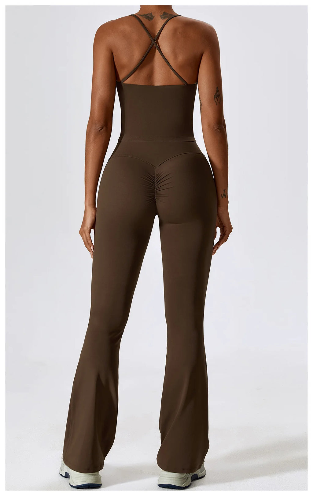 NLW Elite Seamless 2-Piece Yoga Set – High-Performance Compressed Fitness Suit