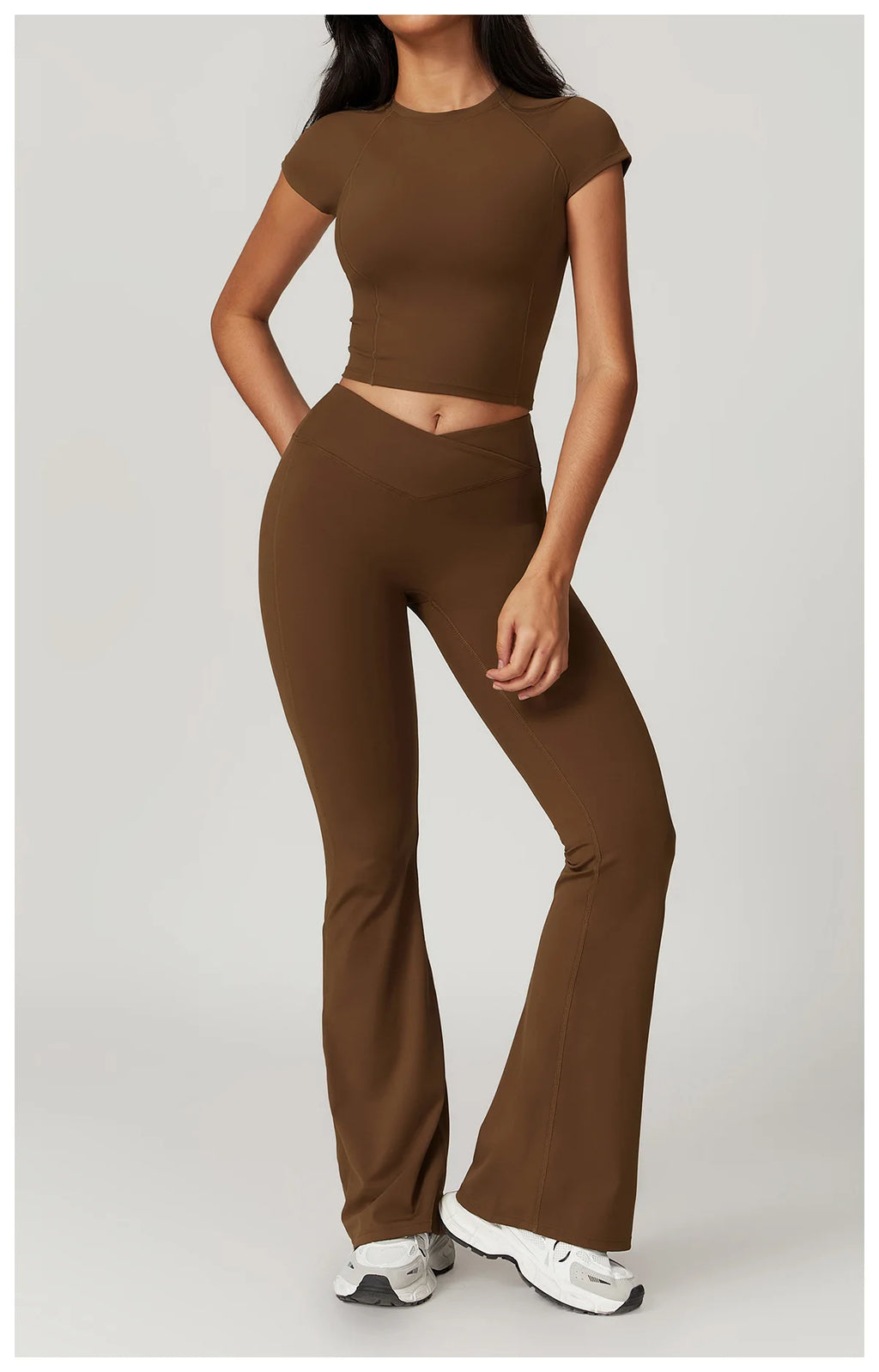 NLW Short-Sleeve Athletic Top & Leggings