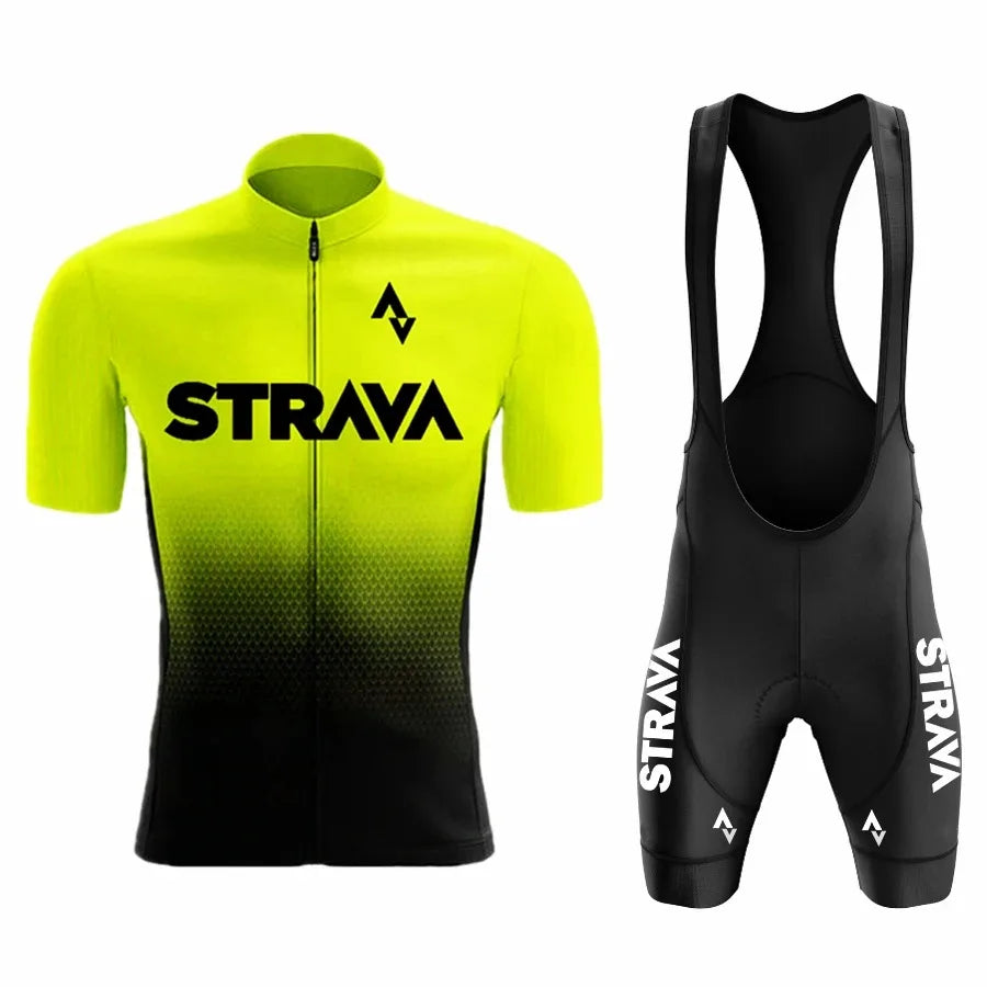 NLW Strava Cycling Jersey and Sponge Pants set