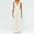 NLW Buttery-Soft V-Back Yoga Set - 2-Piece