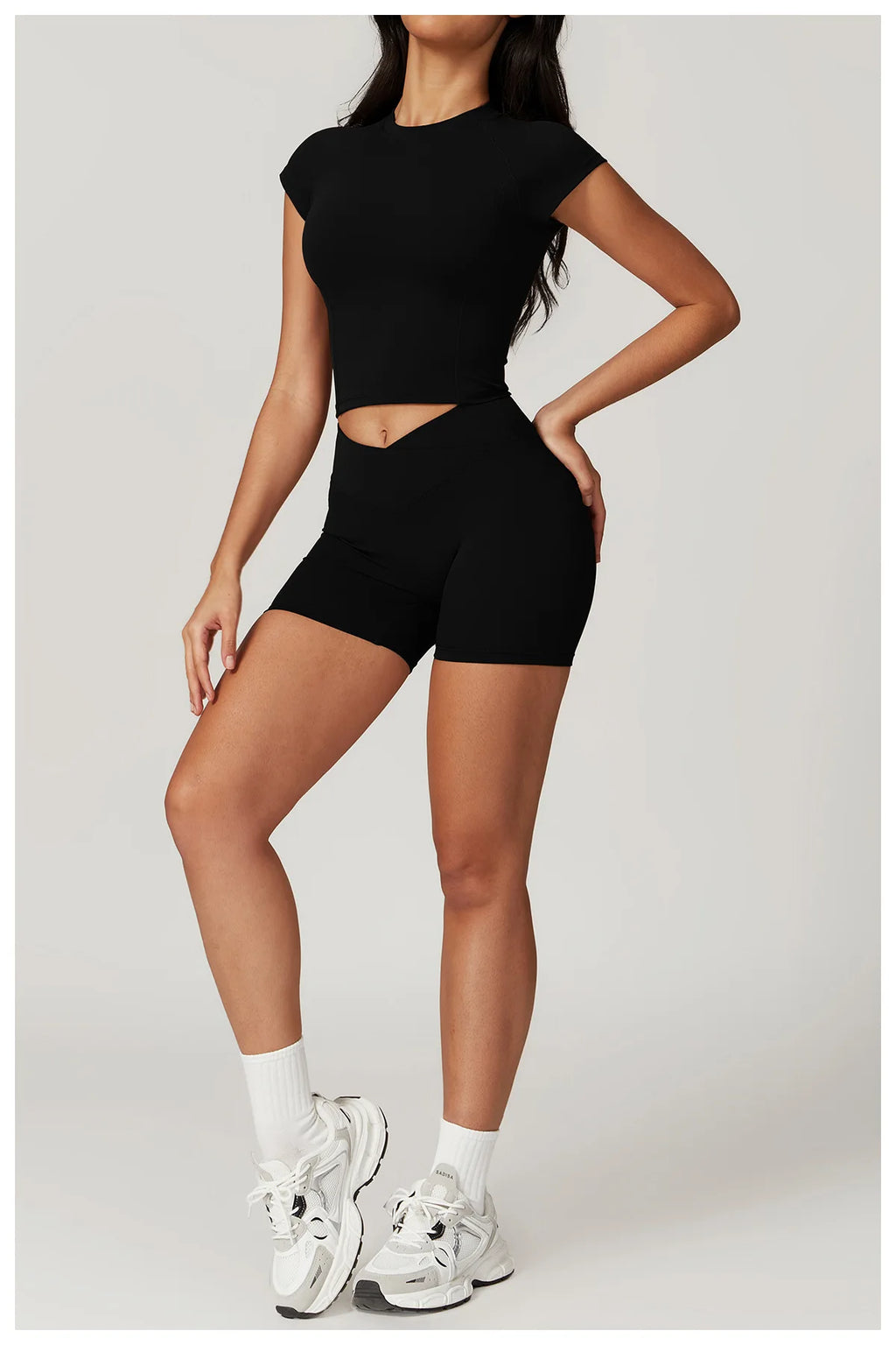 NLW Short-Sleeve Athletic Top & Leggings
