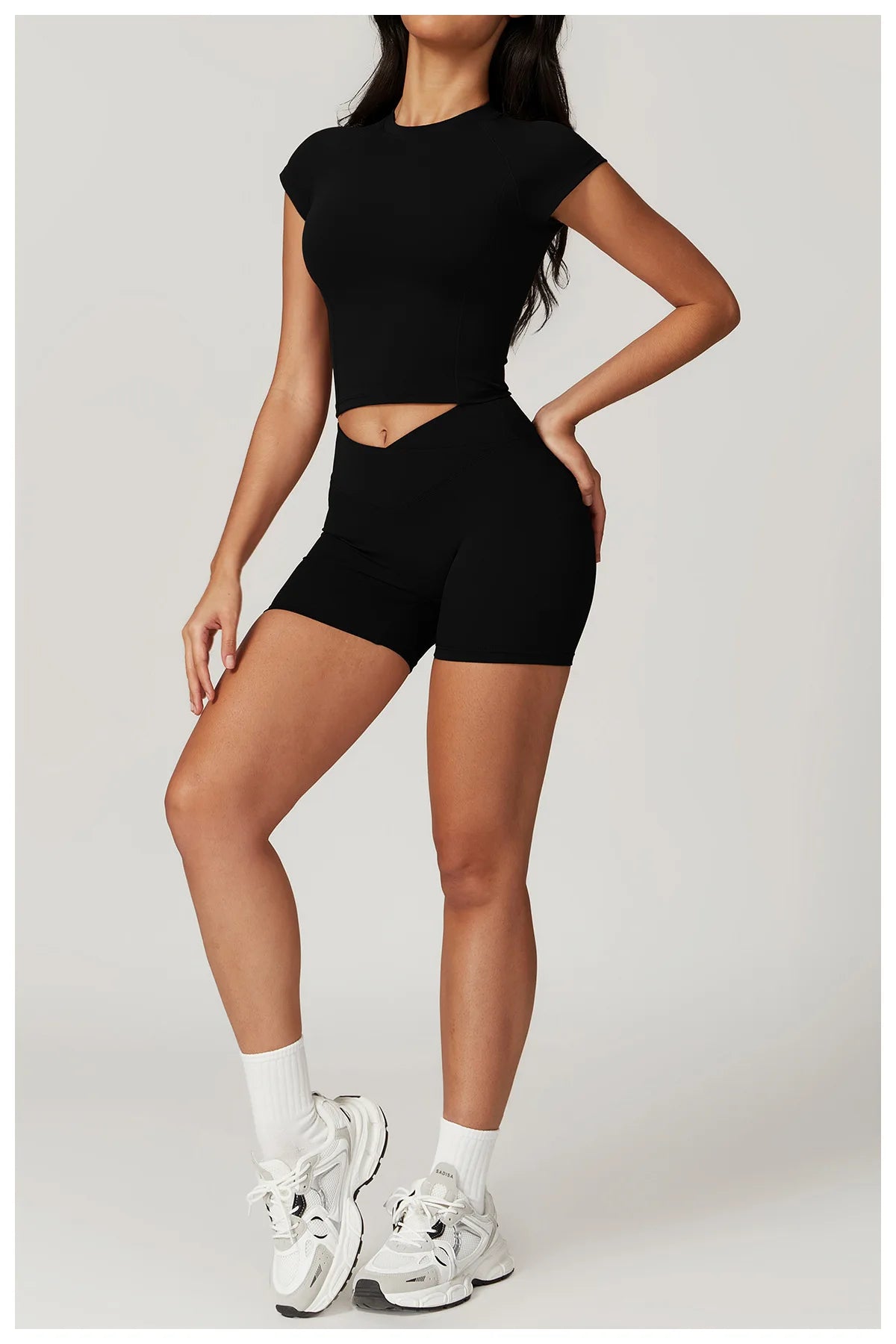 NLW Short-Sleeve Athletic Top & Leggings