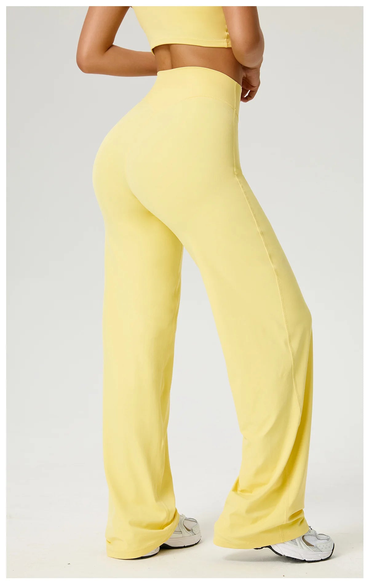 NLW Second-Skin Flared Leggings – Ultra-Elastic High-Waist Studio Yoga Pants