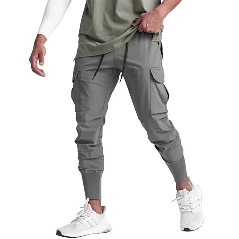 NLW High-Performance Nylon-Elastane Running Track Pants