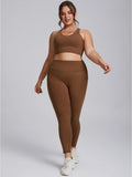Premium 2-Piece Plus Size Sports Set – High-Performance Yoga & Fitness Wear