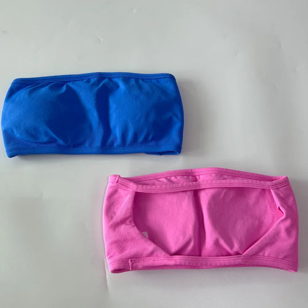 NLW Backless Bandeau Sports Bra