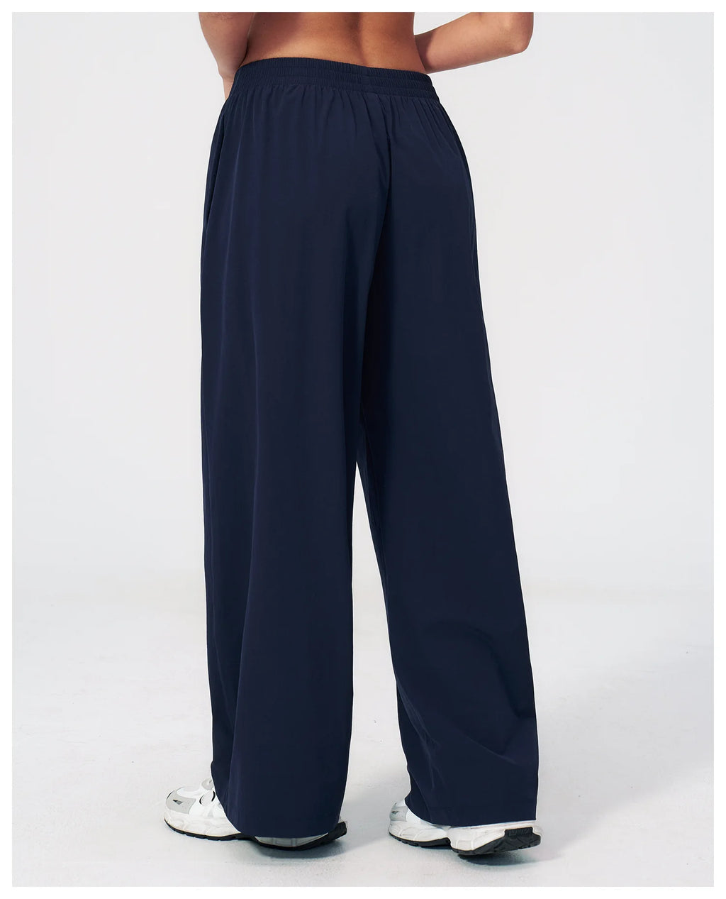 Loose Fit Contrasting Lines Sports Pants | Women's UV-Protection Yoga & Fitness Pants