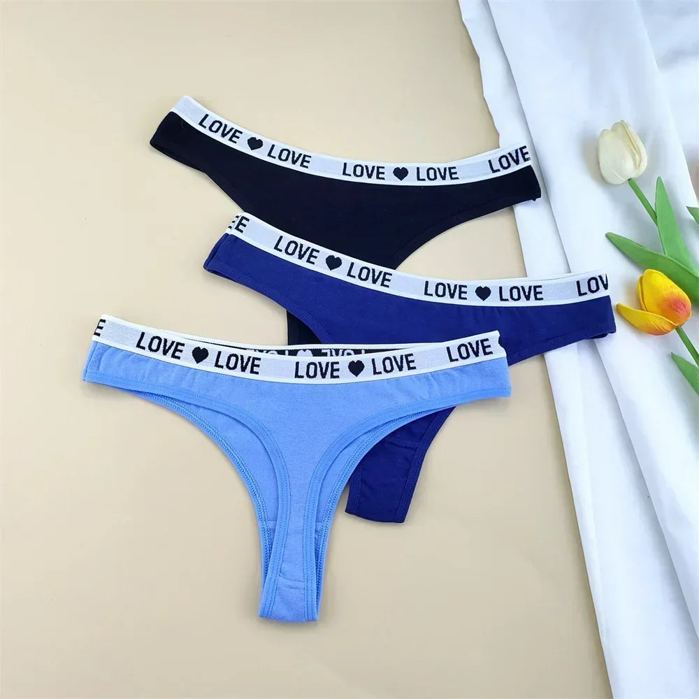 NLW -Love Cotton Thong Pack (3-Pack)