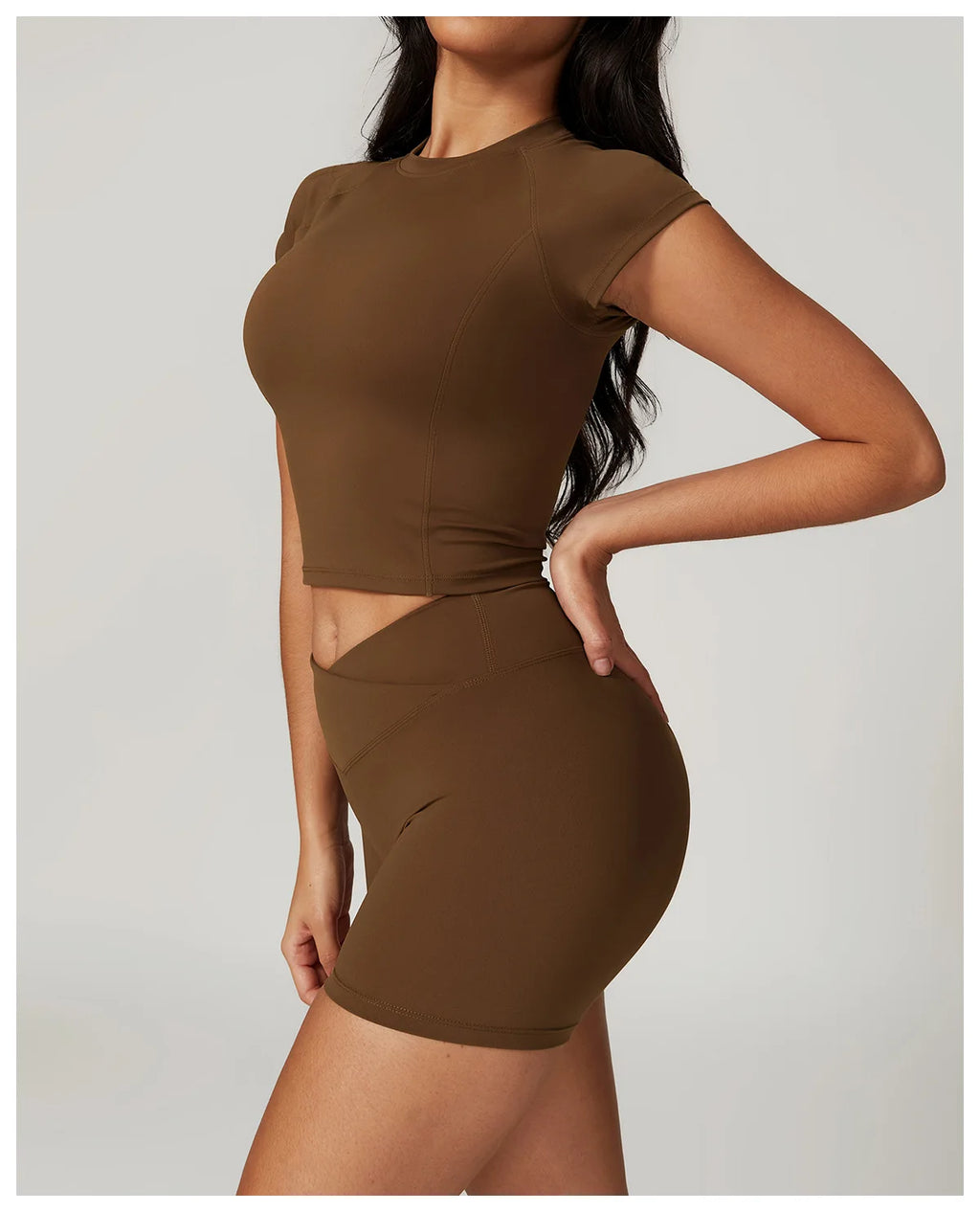 NLW Short-Sleeve Athletic Top & Leggings