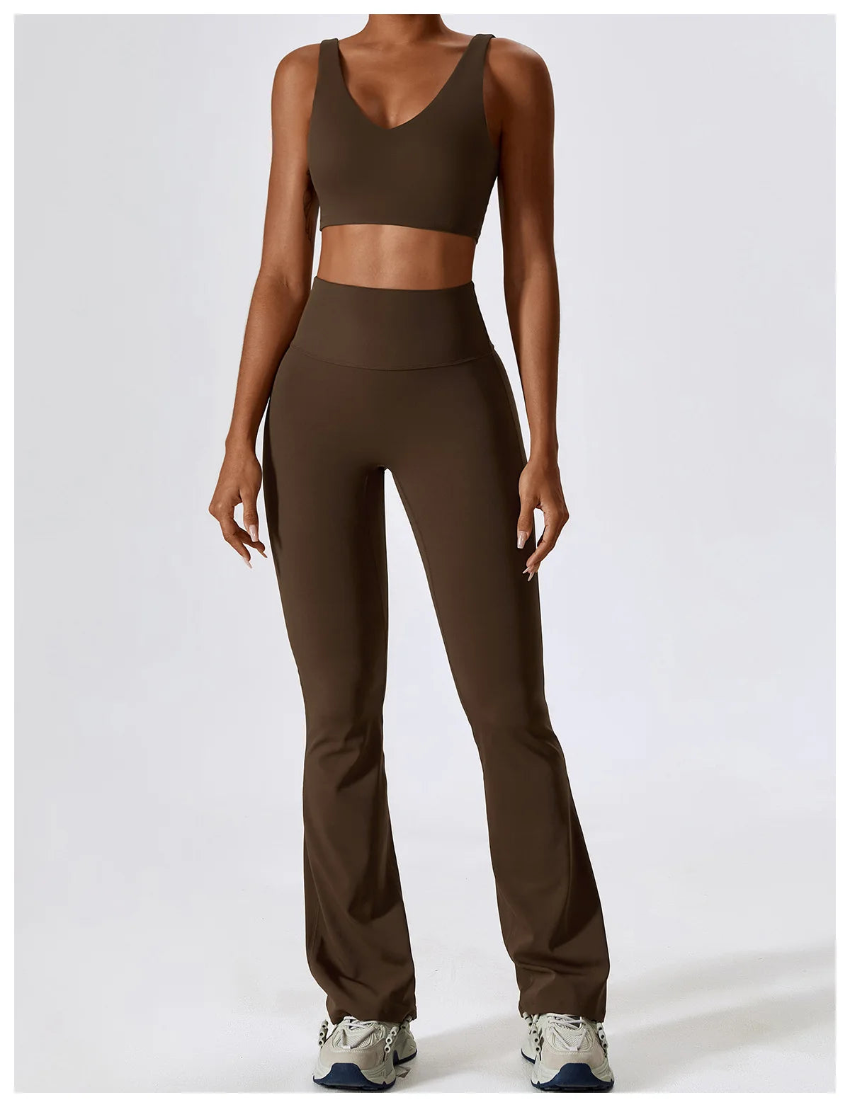 NLW Elite Seamless 2-Piece Yoga Set – High-Performance Compressed Fitness Suit