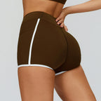 High-Waist Push-Up Yoga Shorts