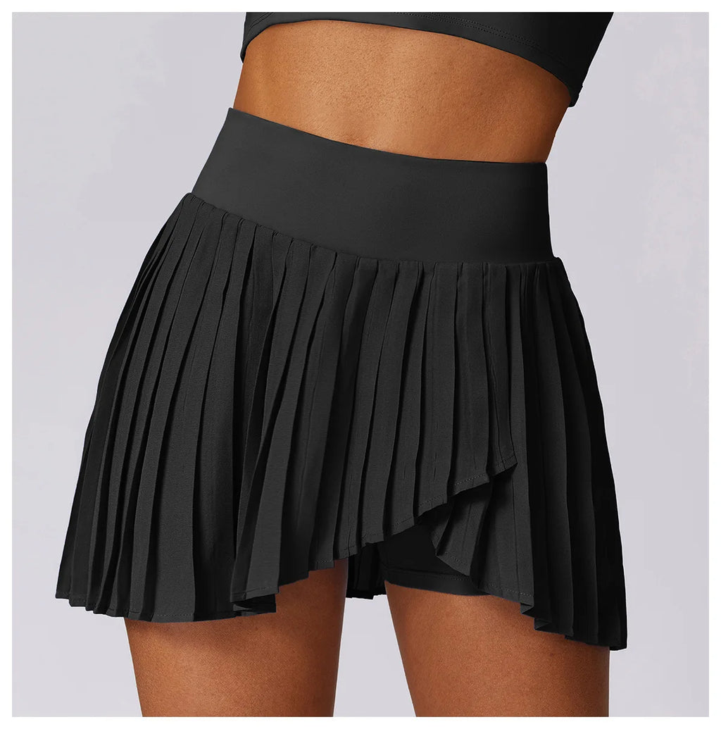 Solid Sports Running & Dance Skirt