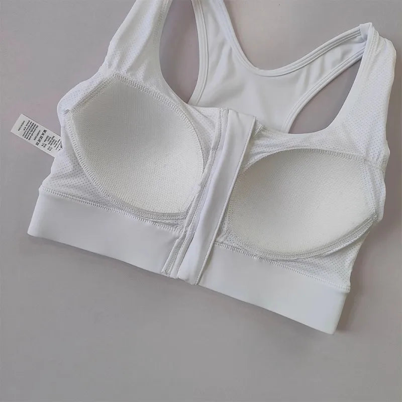 NLW High Impact Front Zipper Sports Bra