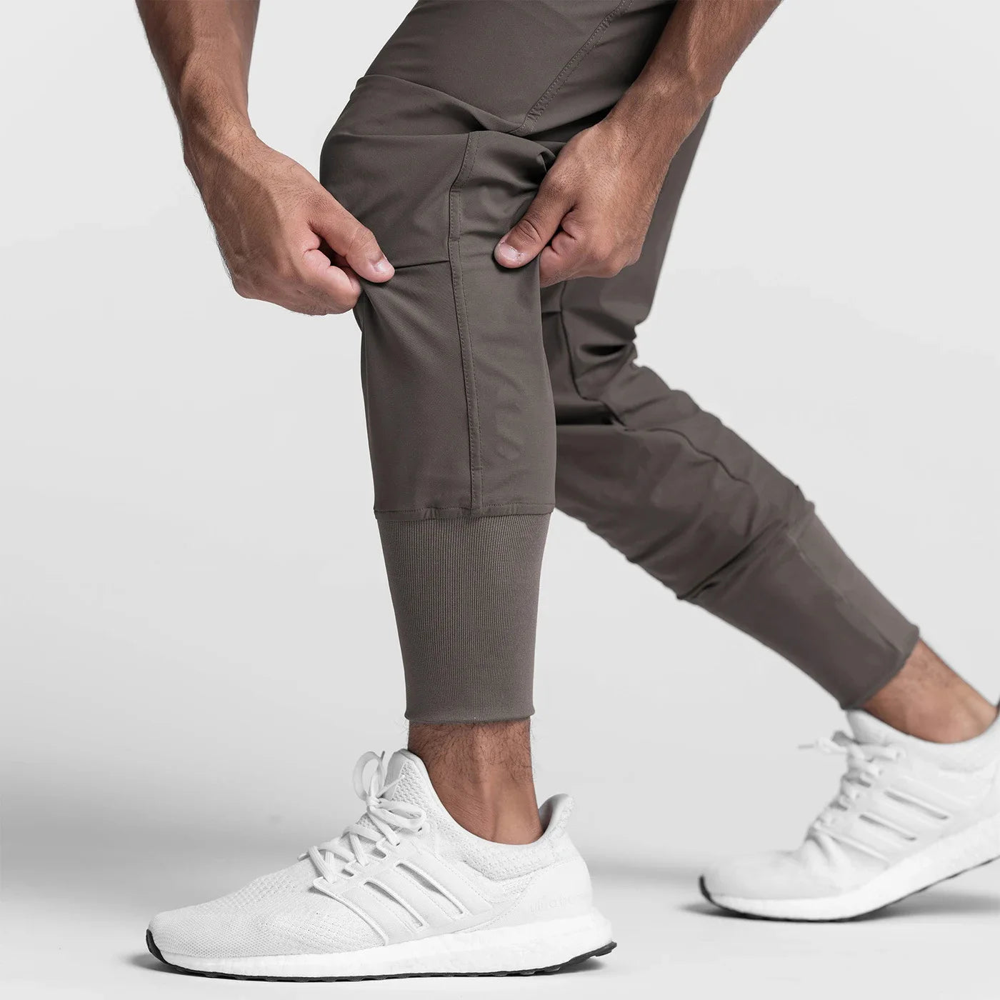 NLW Men’s Tactical Nylon Joggers – Multi-Pocket Track Pants