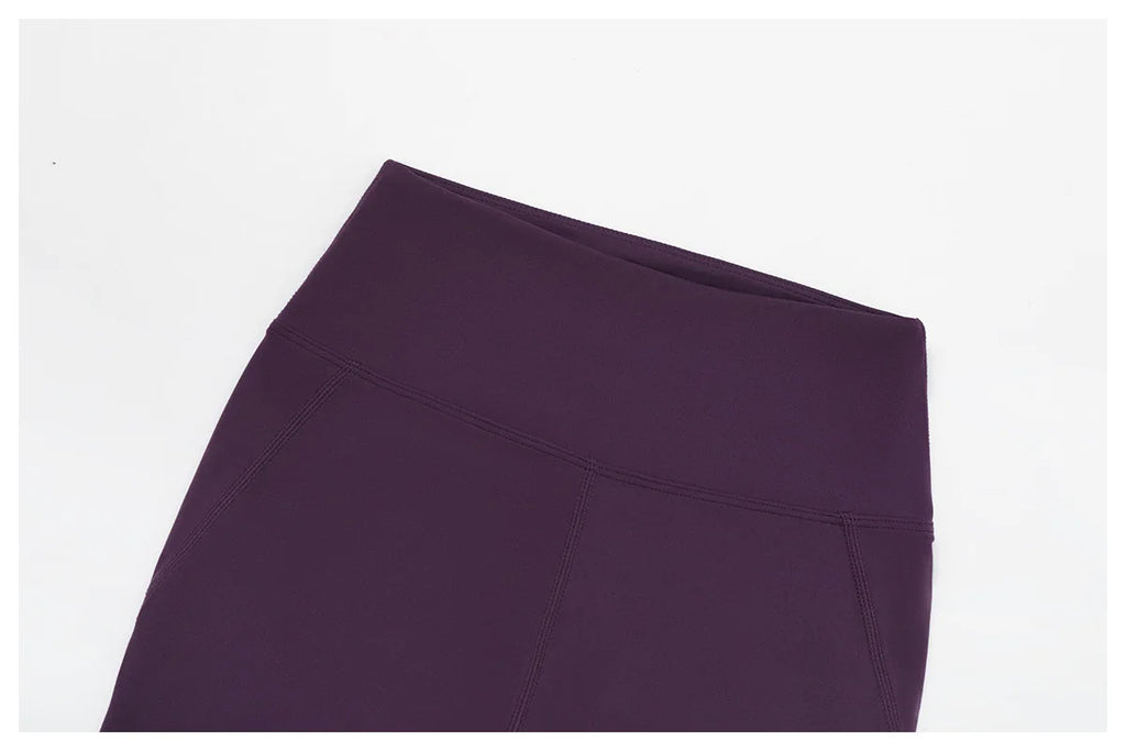 NLW High-Elasticity Crop Top & Matching Gym Leggings