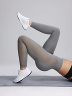 High-Waisted Butt-Lifting Gym Leggings – Seamless Tummy Control Yoga Pants